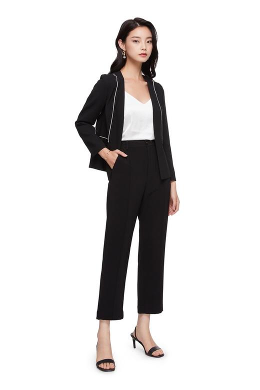 Lia Shade 黑色V领西装外套 5556 商品图1