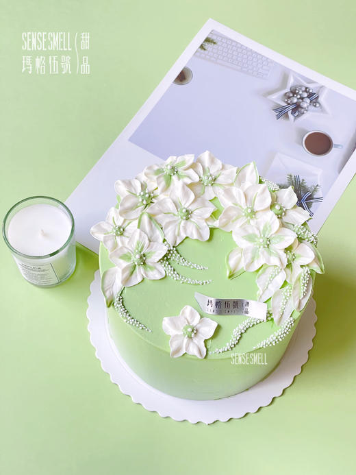 H155笑靥如花（韩式裱花蛋糕，请提前1-2天预订） 商品图1