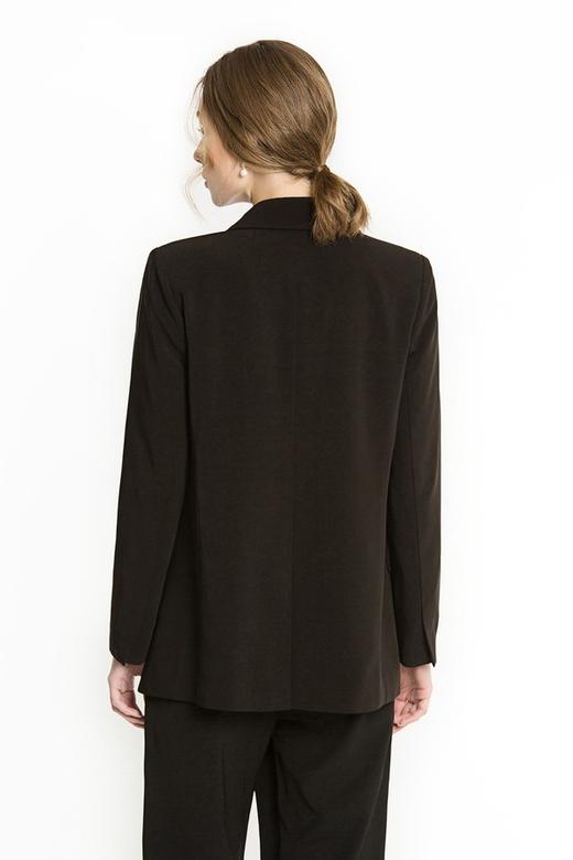 EMC亿美丞 黑色荷叶边西装外套 1130 商品图2