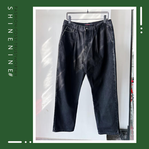 B912431181宽松直筒牛仔裤 商品图0