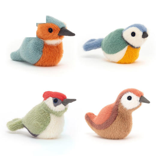 JellyCat 博德林翠鸟 均码10cmJCACBIR6KF玩偶 商品图3