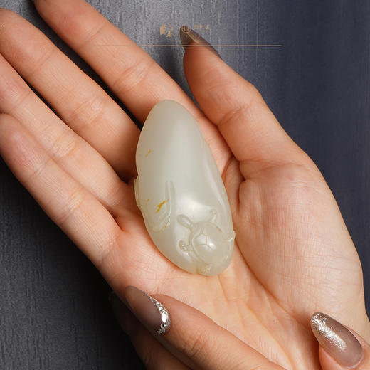 新疆国玉盟世玉和田玉玉牌（动物）【带证书·顺丰物流】 商品图4