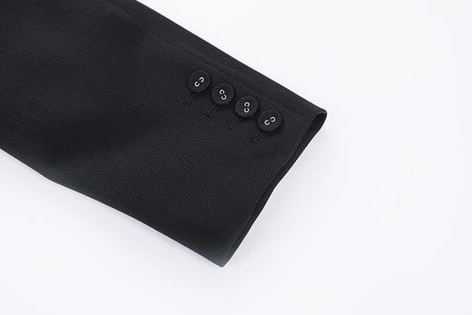 不对称溢边条直身西服 商品图5