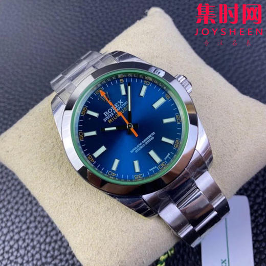 劳力士JVS格磁型系列M116400 男士腕表 闪电针 绿玻璃 商品图1