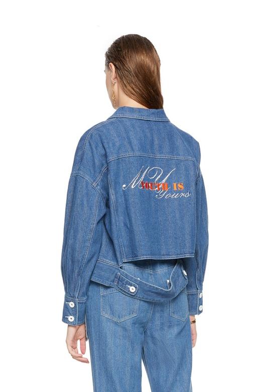 TONGRI曈日 不规则蓝色牛仔外套 5142 商品图1