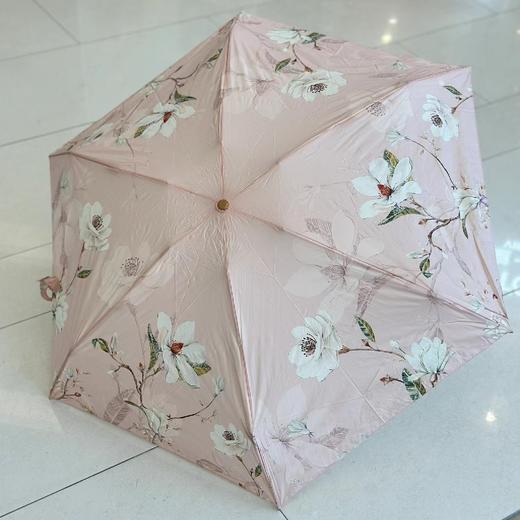 优品堂【如花如歌】五折米胶金骨防紫外线太阳伞 商品图2