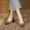 新款爆款豆豆鞋，拼色方头网红爆款平底鞋HYT-7198A 商品缩略图11