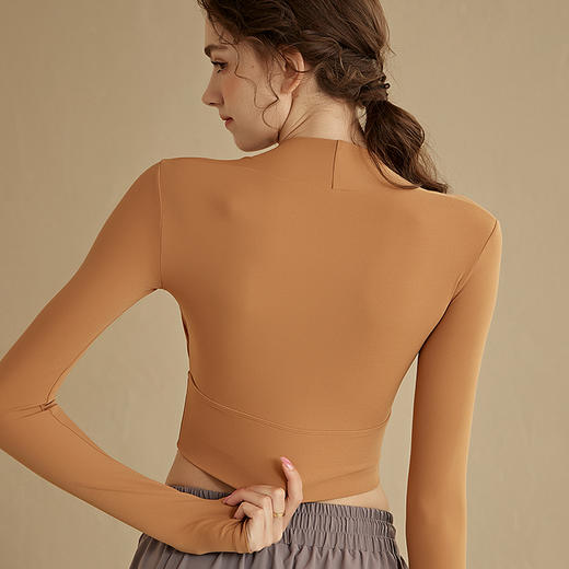 跃牌【化蝶双飞】系列带胸垫跑步普拉提训练运动健身服SYFTM0085（可拆胸垫） 商品图1