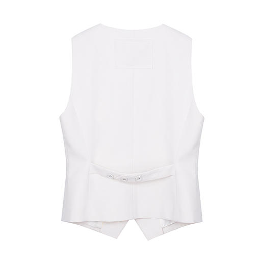 简约立裁修身马甲 商品图3