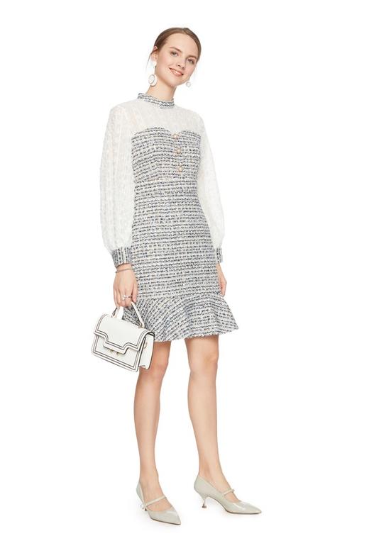 OCTAVIA 小香风荷叶摆连衣裙 5957 商品图3