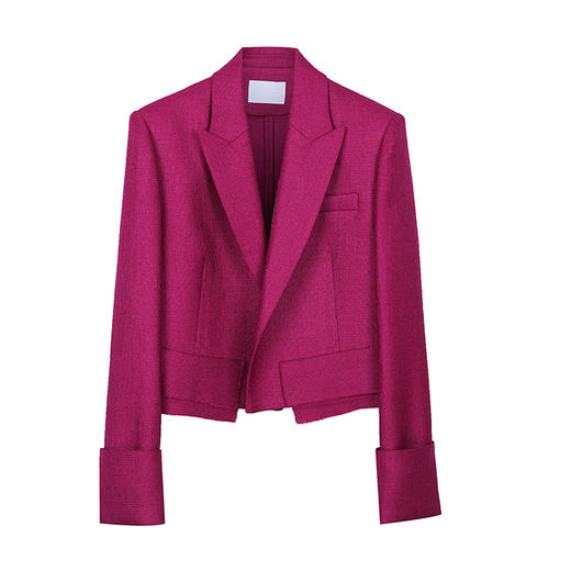 翻袖贴片短款西服 商品图0