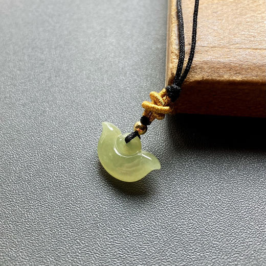 冰种黄翡金元宝钥匙扣手机链 商品图1