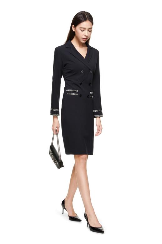 ESTELLICA 流苏边双排扣连衣裙 8910 商品图1