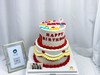 富贵，健康，开心，双层手绘蛋糕 商品缩略图1