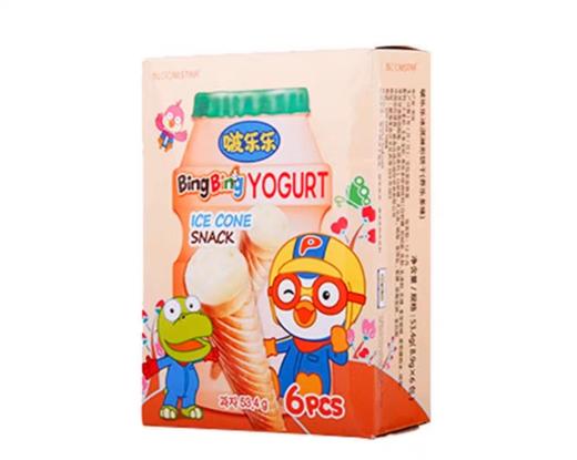 啵乐乐冰淇淋形饼干（乳酸菌味）53.4g/盒 商品图0