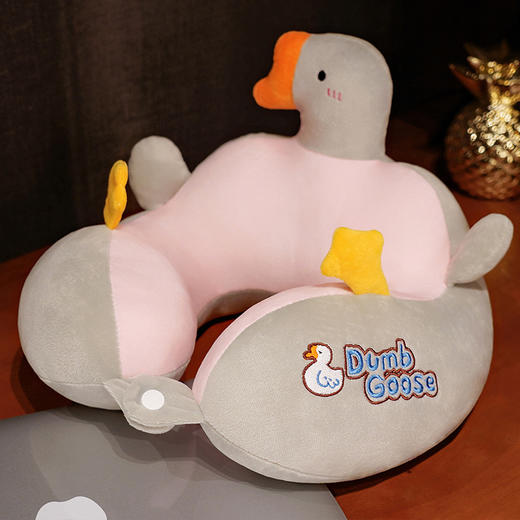 「6款可选」卡通驼峰u型枕 可爱动物午睡枕 办公室学生便携旅行枕护颈枕居家布艺 商品图8