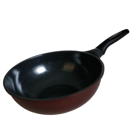 【中欧班列精选】韩国日进加深陶瓷炒锅 原装进口双用省油少油烟陶瓷炒锅 30cm 商品图2