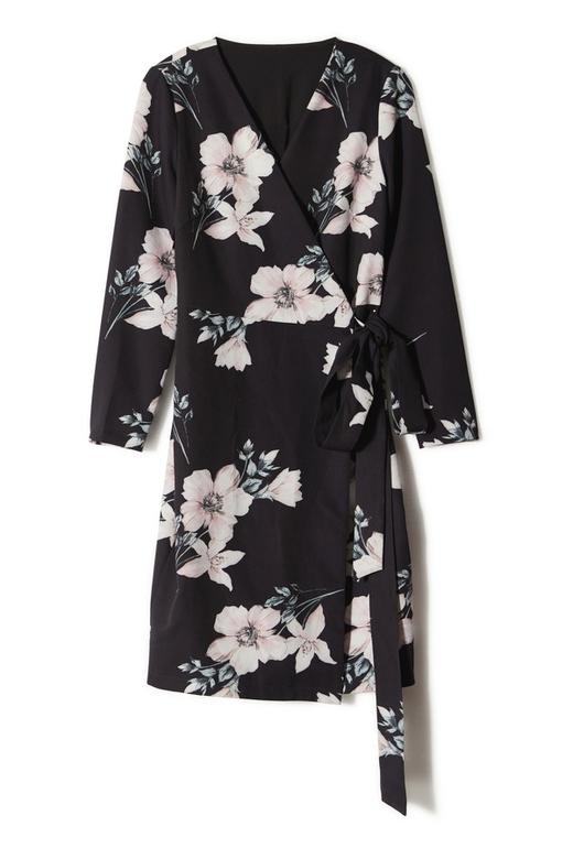 ELLA JADE V领束腰印花连衣裙 8886 商品图4