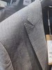 男装修身西服套装/单西 霸道总裁范 灰十字纹 进口稀缺面料 J204M4662 商品缩略图1