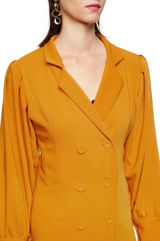 OCTAVIA 双排扣复古外套式连衣裙 5971 商品图2