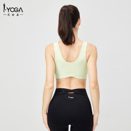 IYOGA 艾瑜嘉 瑜伽服上衣春夏收副乳女显瘦官方高弹健身舒适新款专业胸衣BRA076 商品图2