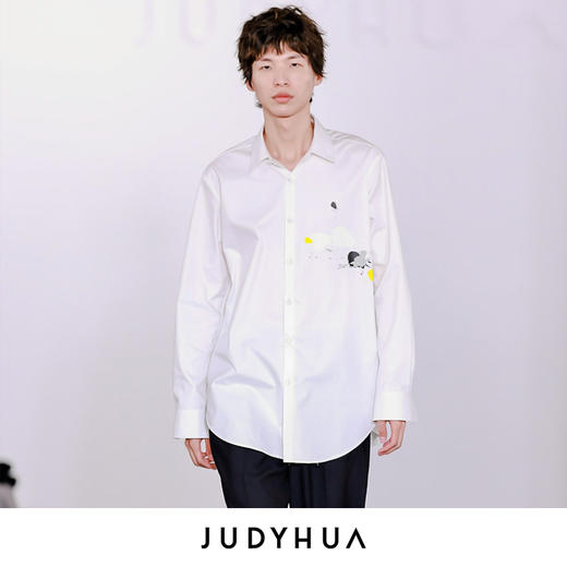 JUDYHUA 艺术家系列飞溅丙烯设计款衬衫男款 商品图0
