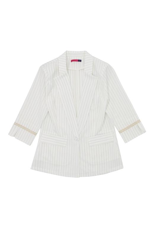 AVA 白色条纹外套 5694 商品图5