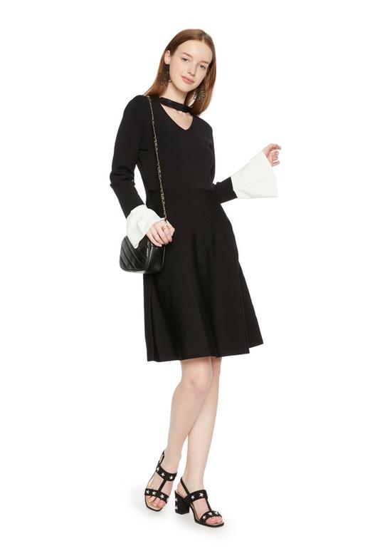 VERO MODA 喇叭袖挂脖连衣裙 5425 商品图3