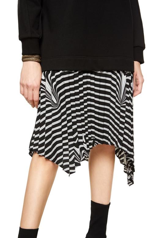 玛丝菲尔·素 条纹拼接字母刺绣卫衣裙 8857 商品图3