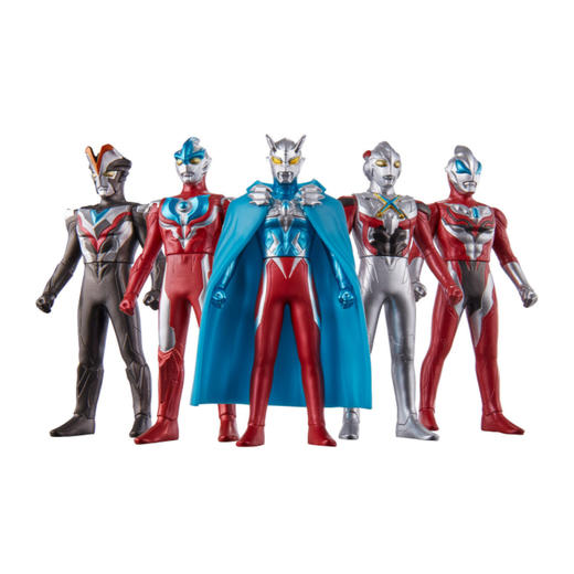 万代奥特曼QS1790奥特英雄系列 新生代英雄软胶收藏套装1 商品图1