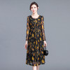 时尚印花，休闲裙宽松大码连衣裙QYM-SY23C10-Y 商品缩略图0