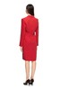 SIA SAYLOR 红色后开衩西装连衣裙 8797 商品缩略图2