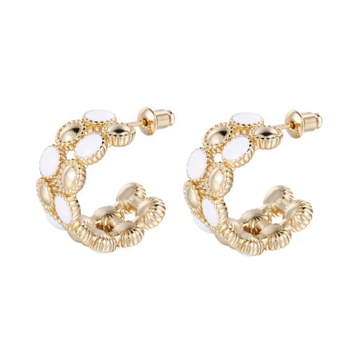 FF&SDV 雏白环形戒指 耳环 商品图1