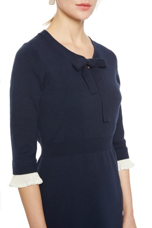 ELLA JADE 花边系带拼色连衣裙 5345 商品图2