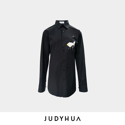 JUDYHUA 艺术家系列飞溅丙烯设计款衬衫男款 商品图4