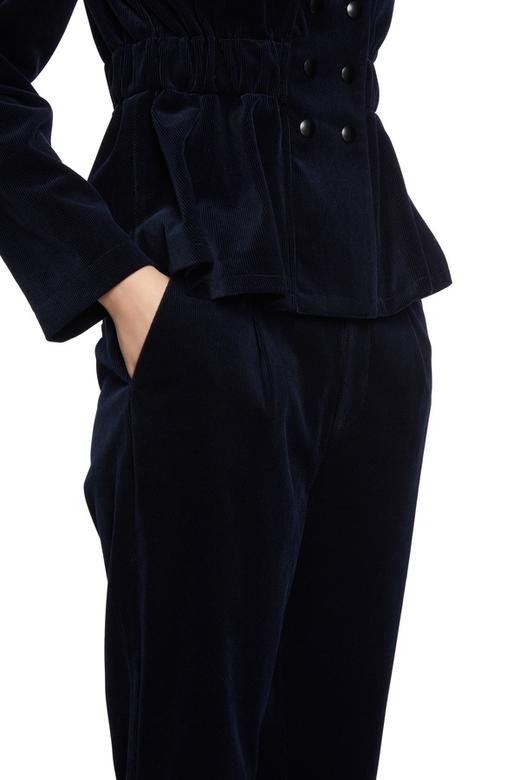 EMC亿美丞 简约海军蓝高腰长裤 4974 商品图2