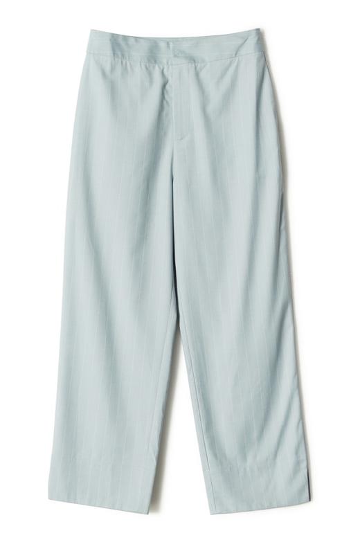 ESTELLICA 浅蓝条纹开衩西服套装 8872 商品图6