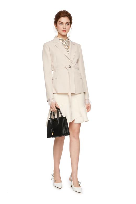 AVA 米色束腰西装外套 5597 商品图3