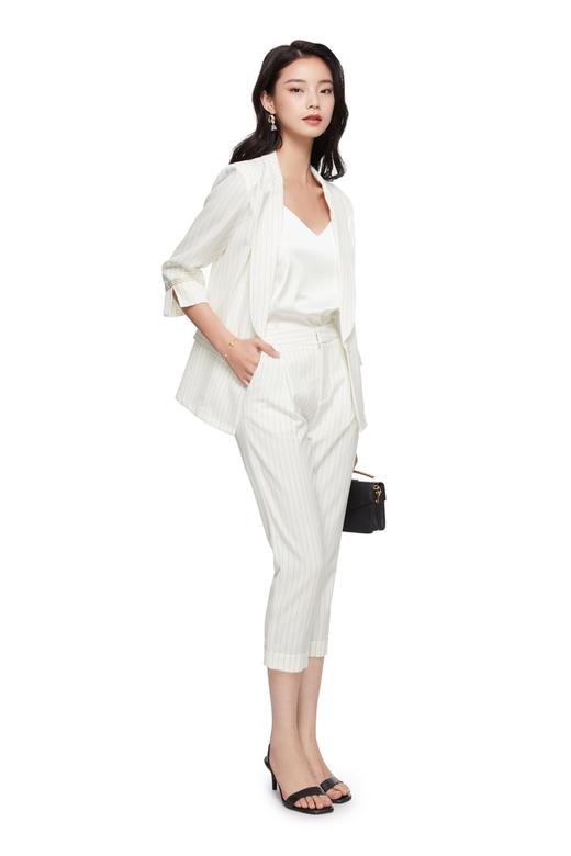 AVA 白色条纹外套 5694 商品图1