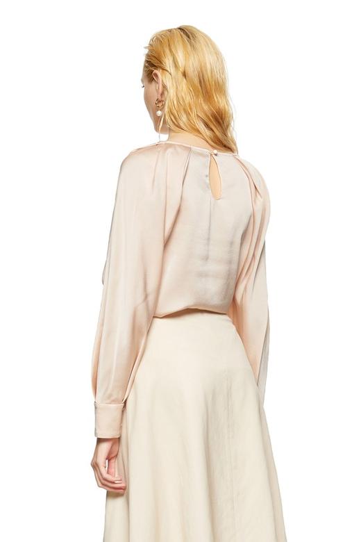 ELLA JADE 项链装饰灯笼袖上衣 8752 商品图2