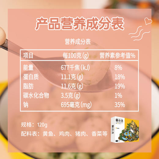 鱼丸系列120g*4盒 商品图3