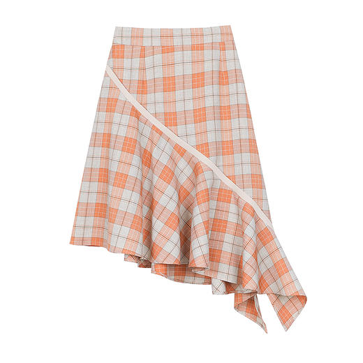 斜摆鱼尾半裙 商品图0