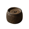 茶香记 紫砂仿古铜泥锤纹竹叶小建水300ml拼配泥料自然拙朴水盂 商品缩略图4