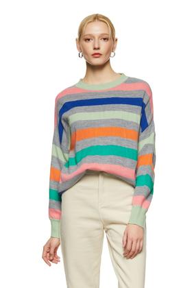 LNNNS 彩色条纹套头毛衫 8773