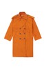 OCTAVIA 橙色双排扣束腰风衣 5978 商品缩略图4