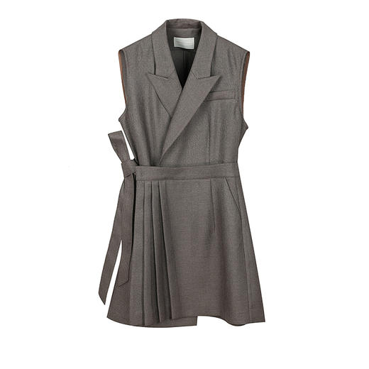 搭片下摆收腰马甲 商品图0