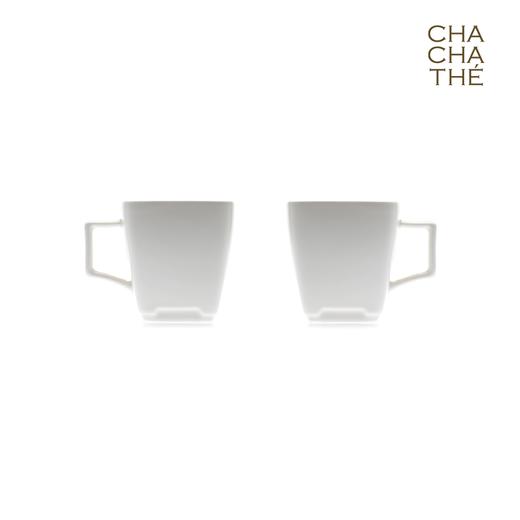 CHA CHA THÉ / 采采食茶 《地量》方口白瓷马克杯（一杯两用） 商品图0