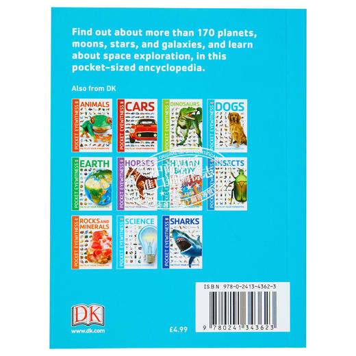 【中商原版】DK目击者口袋系列 太空	Pocket Eyewitness Space 英文原版 DK百科 太空常识全解 商品图1