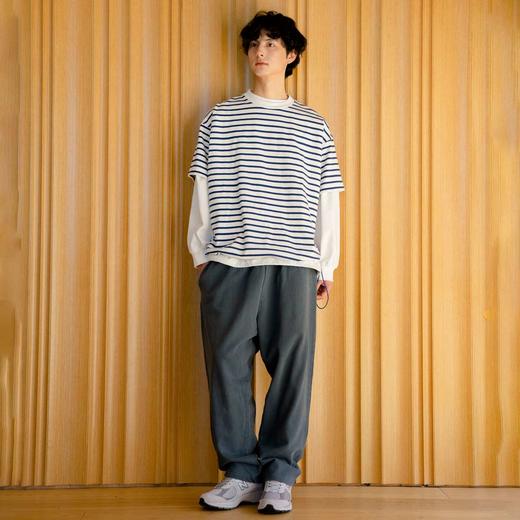 PRIMEE Garment dye Sweat Pants 重磅水洗抽绳宽松九分休闲卫裤 商品图1