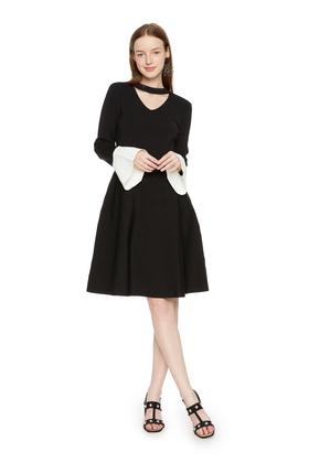 VERO MODA 喇叭袖挂脖连衣裙 5425